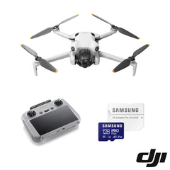 DJI Mini 4 Pro with DJI RC2 and 128GB Samsung Microsd Card for Action Sports Camera
