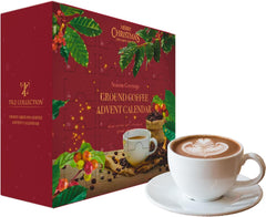 Coffee Advent Calendar 2025 –24 Artisan Ground Coffee Gift Set, Christmas Adult Advent Calendars, Individual Sachets Sampler |Non Chocolate Advent Calendar for Coffee Lovers, Men, Women, Vegan Gifts
