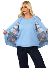 Ladies Twin Set Floral Sweater Womens Knitted Tank Top Cardigan Jumper