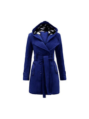 NOROZE Women’s Fleece Coat | Long Sleeve Belted Button Jacket | Warm Winter Outerwear | UK Sizes 8–26