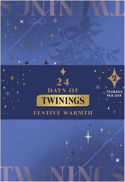 Twinings Advent Calendar 2025 Premium Tea Selection, 24 Delightful Green & Herbal Infusion Tea Bags