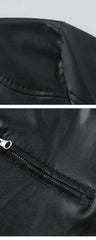New Autumn/Winter Men's Jacket, European/American Style Motorcycle Jacket, Men's Stand Collar Windproof Winter Outerwear