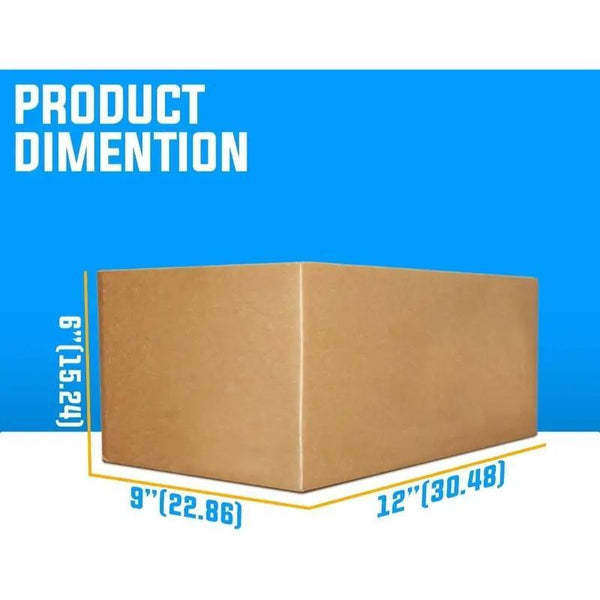 [25 Pcs] 12x9x6 inches/30.5x22.9x15. 2cm- Brown Shipping Wall Parcel Carton Boxes for Packing/Shipping/Storage Boxes, Packaging Solutions, Moving Boxes, Lightweight Shipping Container, Compact Storage Box, Reinforced Packaging, Moving Supplies, Shipping