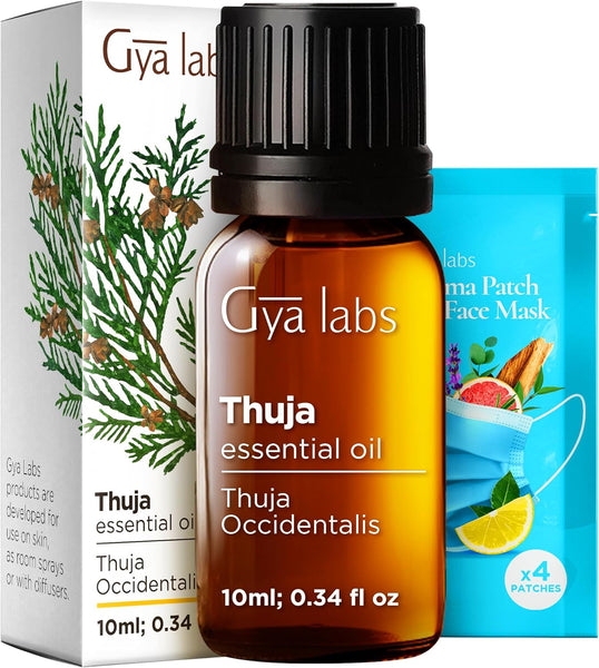 Gya Labs Rose Essential Oils for Skin - 100% Pure Natural Rose Oil for Face, Hair, Diffuser, Perfume & Candle Making Scent Aromatherapy (10Ml)