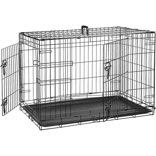 Dog Cage Puppy Training Crate Small Medium Large XL XXL Metal Cages Pet Carrier 20inch 24 inch 30 inch 36 inch 42 inch 48 inch