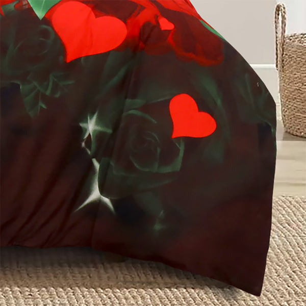 4pcs Printed Duvet Cover Set, Soft Comfortable Multi-design Printed Bedding Set, For Bedroom, Guest Room (1 Fitted sheet + 2 Pillowcases + Without Core) Trendy Design, Soft Fabric, Brushed Material, Lightweight