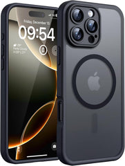 TOCOL Magnetic for Iphone 17 Pro Max Case 6.9-Inch, Compatible with Magsafe, Full Camera Protection, Built-In Magnetic Ring, Drop Protection Shockproof Translucent Matte Phone Cover