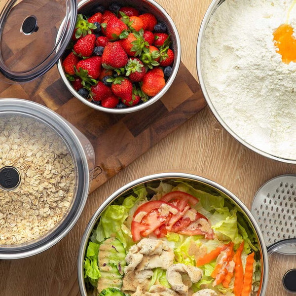 MIU Stainless Steel Mixing Bowls 11 Piece Set
