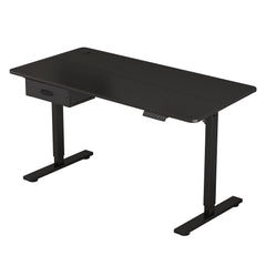 Electric Standing Desk, Sit Stand Table, Height Adjustable Electric Standing Computer Desk with USB Charging Port and Desk Drawer for Home Office
