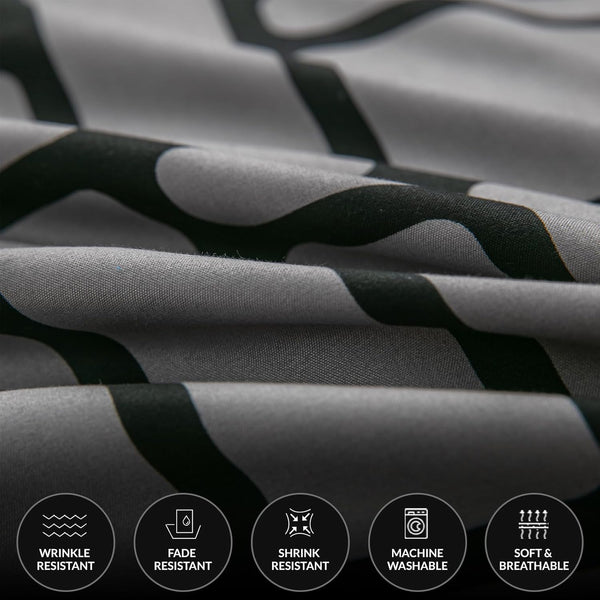 Pamposh Double Duvet Set Premium Brushed Microfiber Duvet Cover Double Ultrasoft Hypoallergenic Duvet Double Cover Set Non Iron Luxury Bedding Sets with Zipper Closure