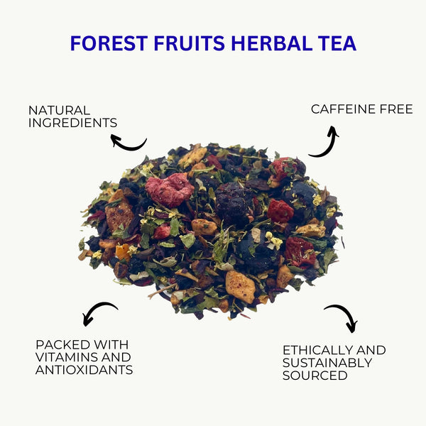 Wellness Herbal Tea Selection – 3 Flavors, 100g Each – 50+ Cups Per Blend – Relaxing & Natural – UK Hand-Blended – Perfect Gift