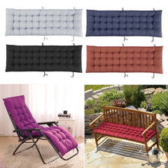 Garden Bench Cushion Chair Cushion, Sun Lounger Cushion Pads 160*50*8cm Thick Garden Recliner Chair Replacement Anti-Slip Cushion Sunbed Cushion 2 3 Seater Seat Pad for Porch Swing Patio Lawn Various Colour Options