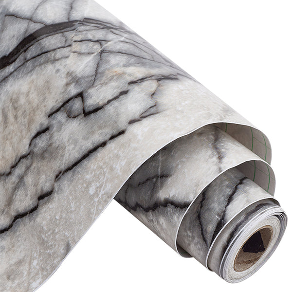 Retro Marble Effect Vinyl Self Adhesive Wallpaper Removable Contact Paper for Kitchen Countertops 60cmx500cm Marble Sticky Back Plastic Viny Wrap for Furnitue Cupboards Worktop Covering
