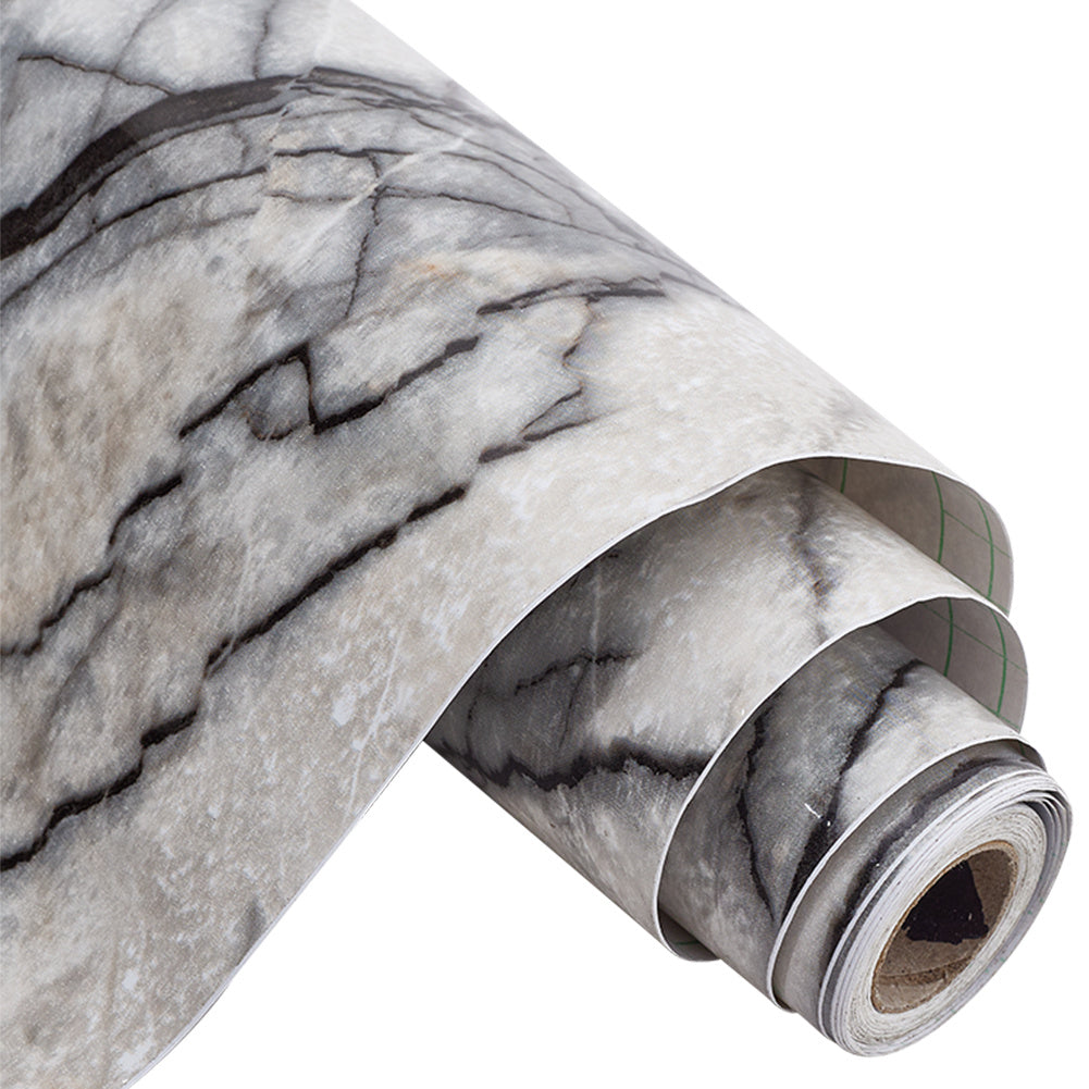Retro Marble Effect Vinyl Self Adhesive Wallpaper Removable Contact Paper for Kitchen Countertops 60cmx500cm Marble Sticky Back Plastic Viny Wrap for Furnitue Cupboards Worktop Covering