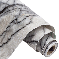 Retro Marble Effect Vinyl Self Adhesive Wallpaper Removable Contact Paper for Kitchen Countertops 60cmx500cm Marble Sticky Back Plastic Viny Wrap for Furnitue Cupboards Worktop Covering