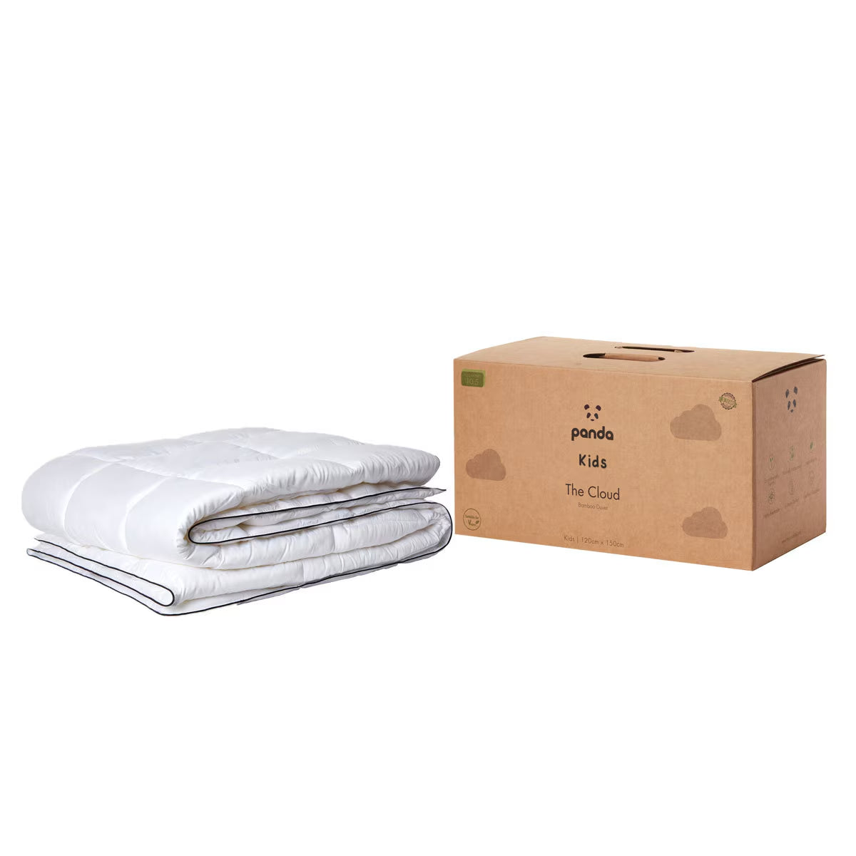 Panda the Cloud Bamboo 4.5 Tog Children'S Duvet, 120 X 150 Cm