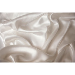 Belledorm 100% Mulberry Silk Ivory Fitted Sheet in Double