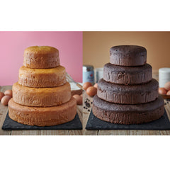 The Original Cake Company 4 Tiered Cake in 2 Flavours