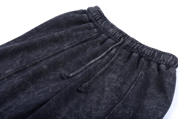 Women Acid Wash Zip Tracksuit Straight Leg Joggers - Stylish Female Jacket - Womenswear Full Sleeve Casual Comfort Zip Style Drawstring Pant