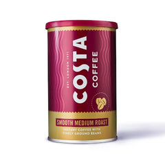 Costa Coffee Smooth Medium Roast Instant Coffee, 6 X 100G