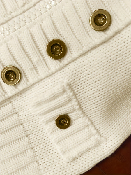 Christmas Women's Elegant Cardigan - Front Zipper & Multi Buttons, Stand-Up Collar Sweater, Structured Fit for Office, Party, Everyday - All-Season Chic Outerwear, Office Wear, Textured Knitwear, Ribbed Texture, Stylish Coverup, Working Professionals