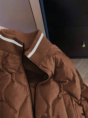 Ladies' Elegant and Fashionable Rowen Patchwork Padded Coat