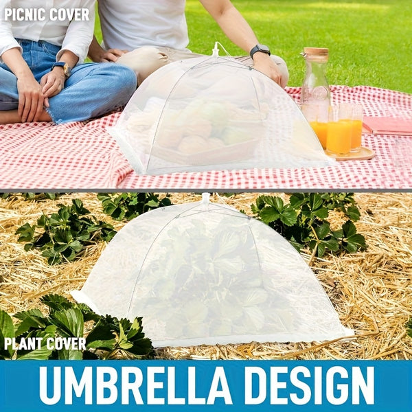4pcs Pop-Up Food Covers, Foldable Mesh Food Tents, Reusable And Washable Dustproof Protection for Outdoor Picnics, Camping, BBQ, Food Protector Nets, Ideal for Outdoor Picnics And Parties, Perfect for Breakfast Spread, Party Food Cover