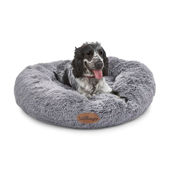 Calming Plush Donut Pet Bed