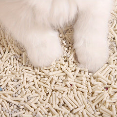 6L Tofu Cat Litter 2mm Dia Clumping Kitty Litter, Flushable, Low Tracking, 2.4kg