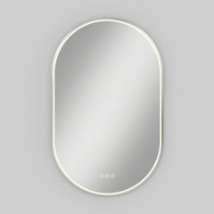 Artika Royce Oval LED Chrome Mirror with Demister