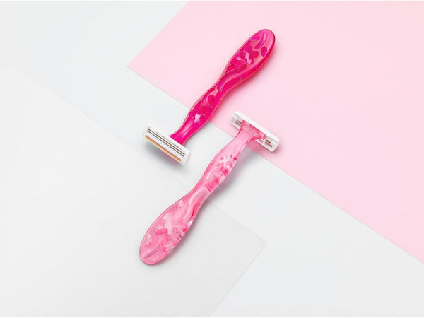 BIC Miss Soleil Colour Collection, Triple Blade Razor for Women, Stainless Steel Blades, with Flower Designed Handles, Pack of 8