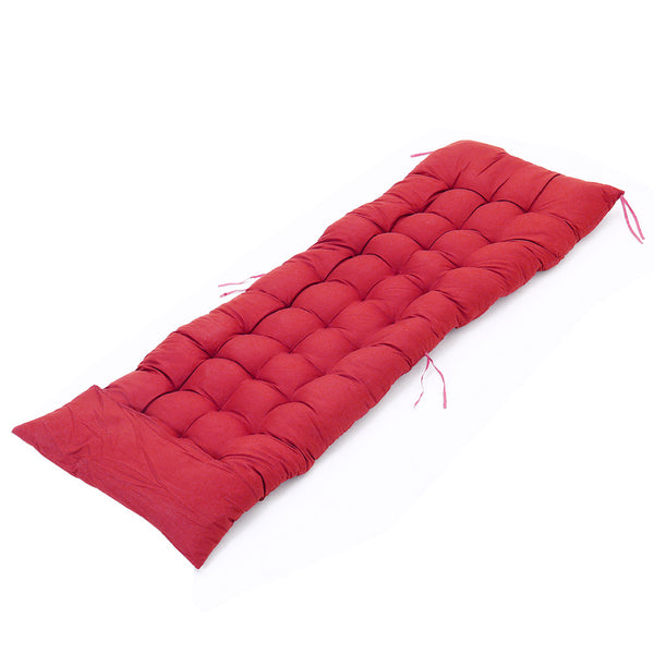 Garden Bench Cushion Chair Cushion, Sun Lounger Cushion Pads 160*50*8cm Thick Garden Recliner Chair Replacement Anti-Slip Cushion Sunbed Cushion 2 3 Seater Seat Pad for Porch Swing Patio Lawn Various Colour Options