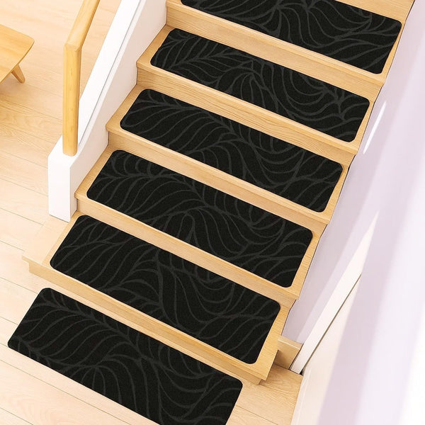 15pcs Set of 65X20Cm Anti Slip Stair Step Pad, Bottom Anti Slip, Detachable And Washable Step Pad, Suitable for Household Use