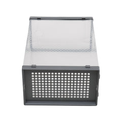 Pack of 12 Stackable Shoe Boxes Shoe Storage Organisers, Sturdy & Durable, Space Saving, Shoe Organizer Containers with Lids for Women/Men, Ideal for Entryway, Closet, Living Room, Bedroom, Office, Dorm, Fit Up To UK Size 9.5, 23x33x14cm