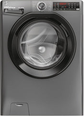 Hoover H-WASH 350 9Kg Freestanding Washing Machine, 1400 RPM, a Rated, Eco-Power Inverter Motor, Hon App, 60 Programmes, Eco Doser, Power Care System, White, 60X53X85 Cm - H3WPS496TAMB6-80