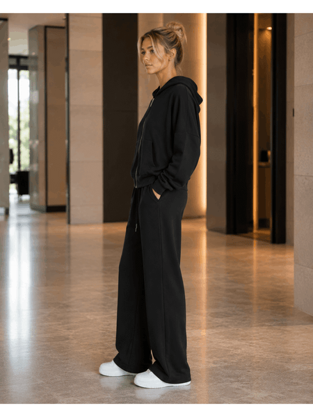 Women'S Soft Touch Tracksuit Set, Zip Up Hooded Jacket & Joggers, Casual 2pcs Lounge Wear Co Ord Outfit, Casual and Sports Wear, Gym Wear Street Wear