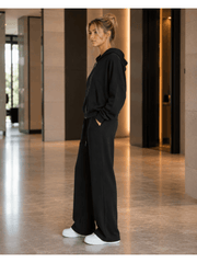Women'S Soft Touch Tracksuit Set, Zip Up Hooded Jacket & Joggers, Casual 2pcs Lounge Wear Co Ord Outfit, Casual and Sports Wear, Gym Wear Street Wear