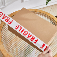 Six Rolls of Adhesive Paper Tape, Strong Adhesive Packaging Tape, Used for Packaging Parcels, Boxes, Cartons, Postage, and During Transportation. Each Roll Measures 5cm * 60m * 52um