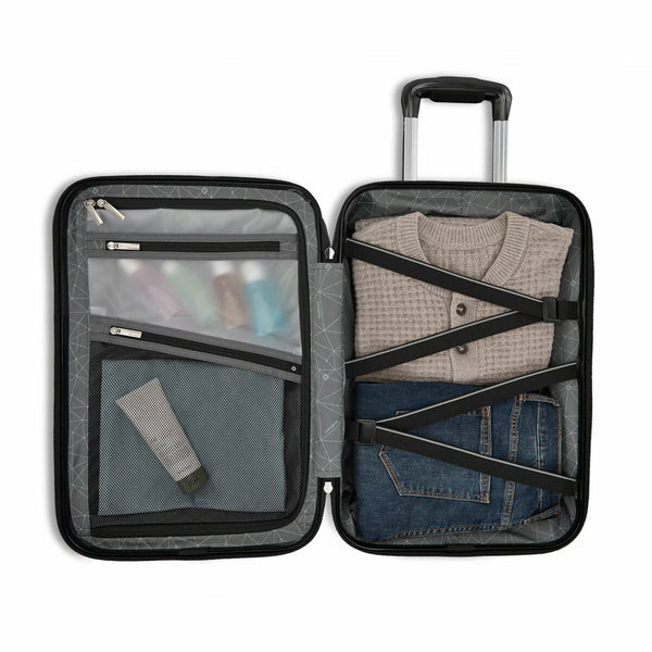Samsonite Precision DLX 2 Piece Hardside Expandable Spinner Luggage Set in Lagoon Blue
