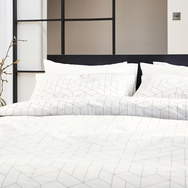 DKNY Paley Park Duvet Cover Set in White, King