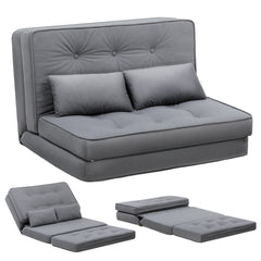 Folding Sofa Bed Adjustable Lazy Tatami Sofa Convertible Floor Couch 5 Levels Adjustable Backrest Lounge Chaise for Living Room Bedroom Guest Room