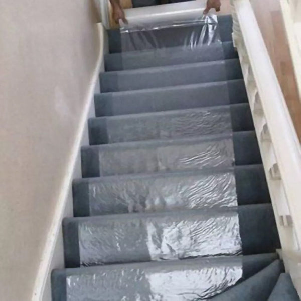 60cmX50/100m Carpet Floor Protection Floor Stairs Protection Film Protector Clear Cover Roll Self Adhesive Carpet