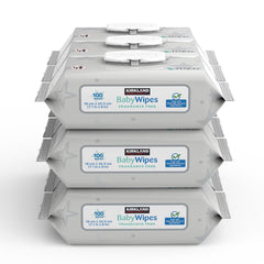 Kirkland Signature Tencel Baby Wipes, 9 X 100 Pack