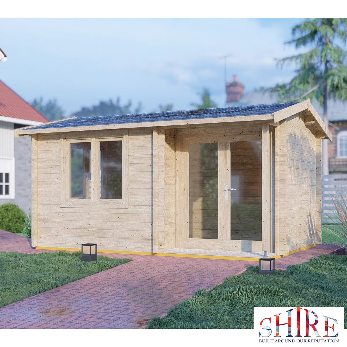 Shire Thetford 44Mm Log Cabin 15Ft X 10Ft (4.5 X 3M)