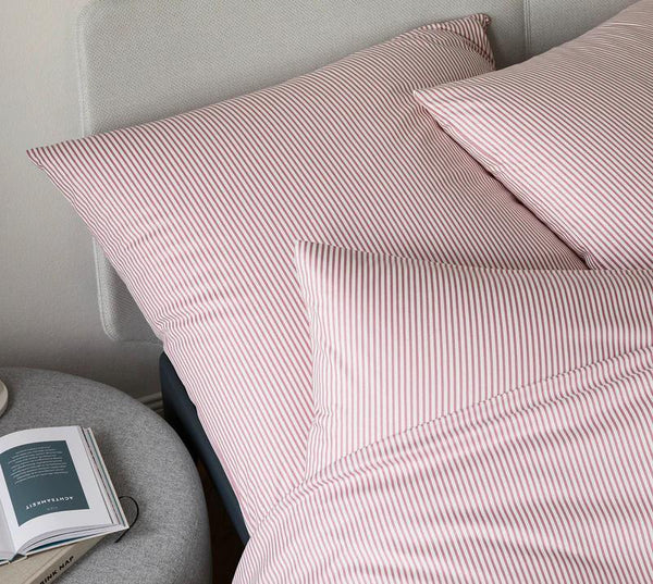 Cambridge TC200 Stripe Duvet Cover Set Hot Pink Premium Bedding Set