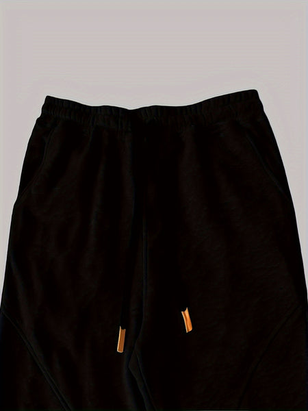 Two-Piece Set Autumn/Winter -Lined Thickened Men's Casual Sports Long Pants Outdoor Hiking Fitness Joggers American Training Basketball Sweatpants