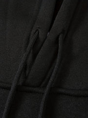 2pcs Cartoon NORWAY Letter Drawstring Hoodie and Sports Trousers Set | Casual Hooded, Slight Stretch Fabric, Patterned, Loose Fit for Men, Ideal for Fall/Winter
