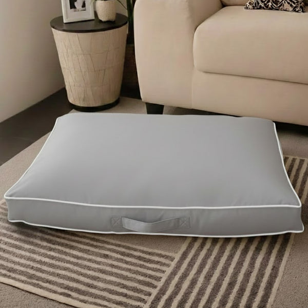 FORZA TEXTILES-PetRest Waterproof Dog Cushion Bed for Dogs – Soft Cozy Lounge Cushion with 2.5