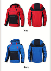 2024 Spring/Autumn Thin Hooded Men'S Thin Jacket Spring/Autumn Outerwear Men'S Versatile Jacket Men'S Casual Trendy Jacket Men'S Preppy Style Jacket
