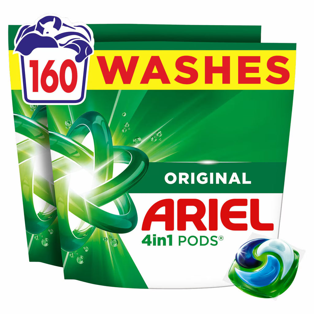 Ariel 4 in 1 Pods, 160 Wash
